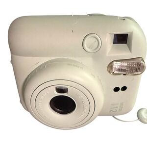 Fujifilm Instax Mini 12 Instant Film Camera Mint Green 60mm Lens Selfie Mirror
